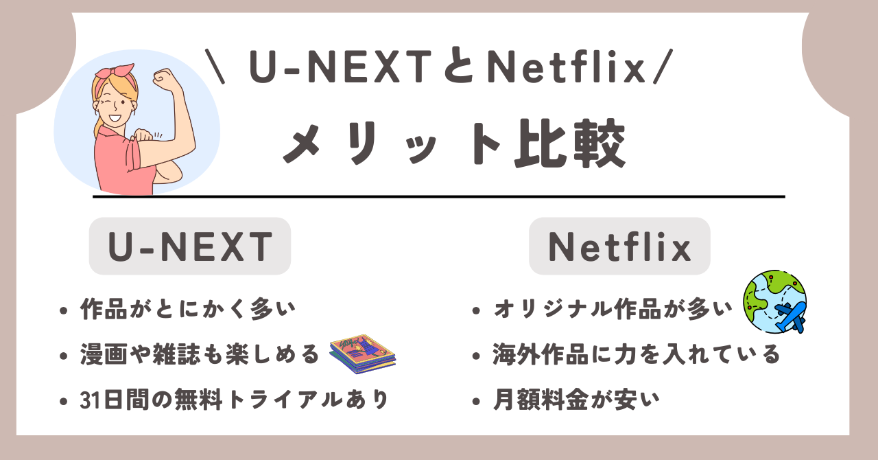 U-NEXTの口コミと評判！メリット・デメリットから評価やレビューを紹介 – ネットログ